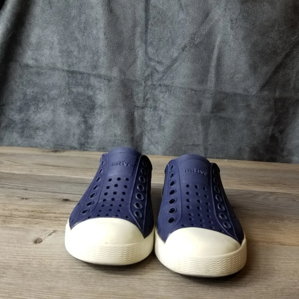 Native Jefferson Navy Blue Waterproof Slip On Sneaker Shoe
